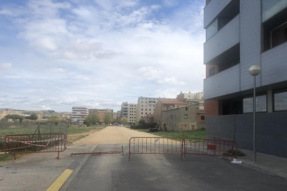 Les obres de prolongació del carrer Teruel, en què s’invertiran 145.000 euros