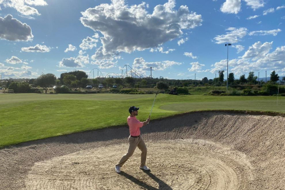 El golfista Emilio Cuartero vuelve a entrenar tras más de 2 meses