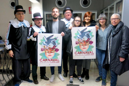 El acto de presentación de los actos de Carnaval de Lleida.