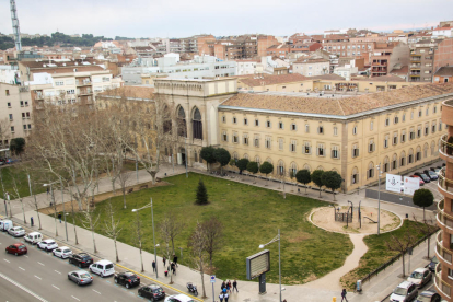 Imagen de archivo del edificio del Rectorado de la Universitat de Lleida. 