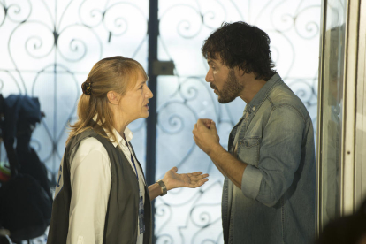 A la imatge, Blanca Portillo i Daniel Grao, en una escena de la sèrie.
