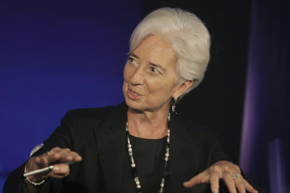 La directora gerent de l’FMI, Christine Lagarde.