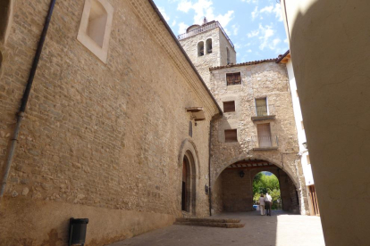 Vista del centre històric de Sant Llorenç de Morunys.