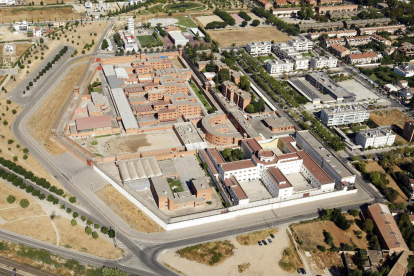 Vista aérea del Centre Penitenciari Ponent y el Centre Obert de Lleida. 