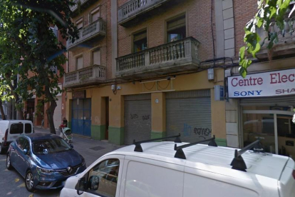 Vista del número 5 del carrer Segrià de Lleida.