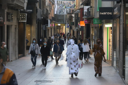 Les terrasses de l’Eix Comercial també es van omplir.