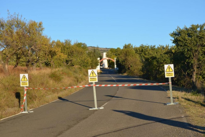 Carme Lostao, alcaldessa d’Oliana, treballant ahir.