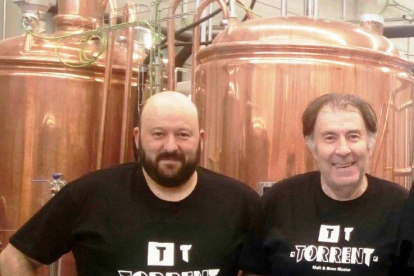 Lluís y Josep Torrent, cerveceros de Torrent Beer. 