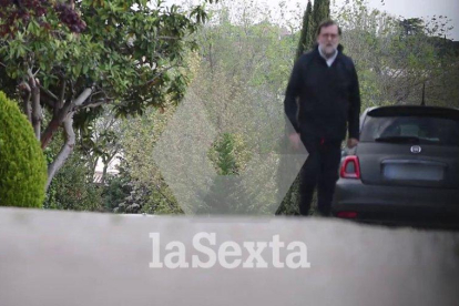 Fotograma de La Sexta en què es veu Mariano Rajoy.
