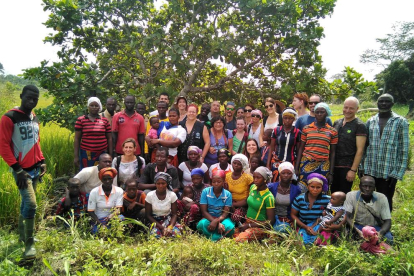 Los viajeros que estuvieron en Costa de Marfil el año pasado comprobaron de primera mano la labor de la ONG leridana.