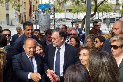 Rajoy se dio un baño de masas ayer en Zamora, gobernada por IU.