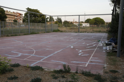 Estat en el qual es troba la pista esportiva de la Bordeta.