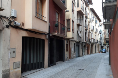 Vista del carrer Capdevila de la Seu, on va tenir lloc l’agressió.