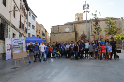 Caminada per commemorar el 25è aniversari de l'Associació d'Alcohòlics Rehabilitats de Lleida