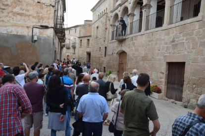 Decenas de personas descubrieron ayer los espacios más reservados de la Seu Vella, como la capilla de los Sants Eremites. 