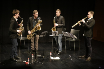 El quartet barceloní Kebyart Ensemble, a CaixaForum Lleida.