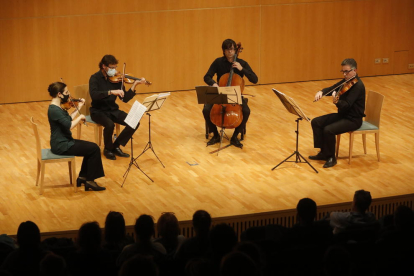 Un recital en el Auditorio de Lleida.