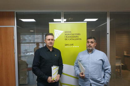 Jaume Bernis y Jordi Siscart, del sector porcino de JARC.