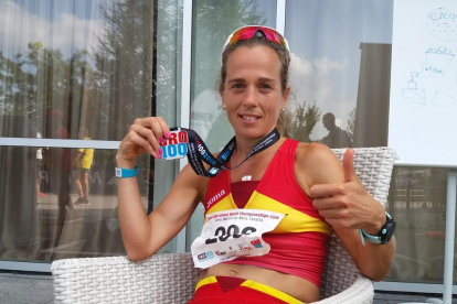 Mireia Sosa ya participó el año pasado en el Mundial de 100 kilómetros, en el que fue “finisher”.
