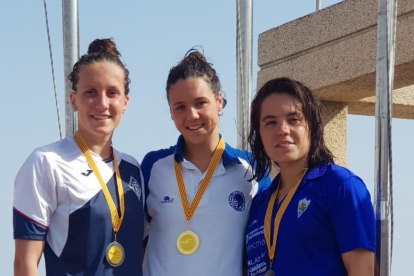 Cristina García Kirichenko ja suma tres medalles a Mataró.