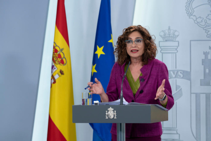 La portaveu del govern espanyol, Maria Jesús Montero
