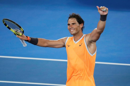 Rafa Nadal pasa a tercera ronda del Open de Australia