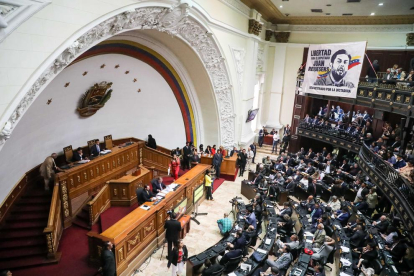 Vista general de la Asamblea Nacional de Venezuela, en Caracas.