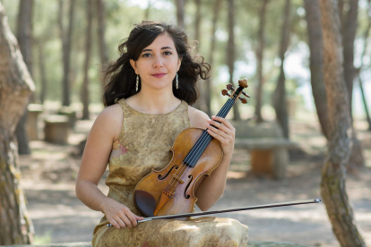 La violinista Ariadna Gabarrell.