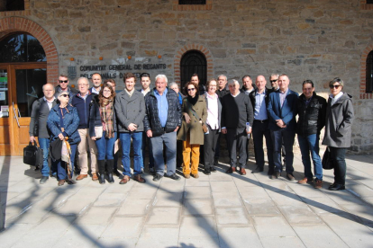 Els familiars es van reunir amb els representants del Canal d’Urgell.