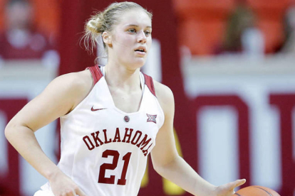 Gabbi, durant l’etapa a la universitat d’Oklahoma.