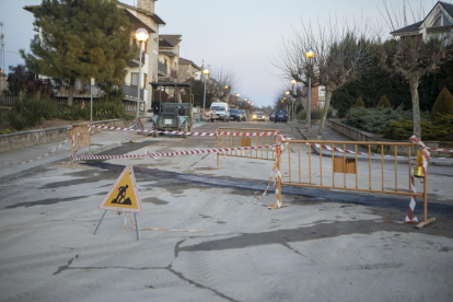 Obras de mejora del entorno de Sant Plàcid.