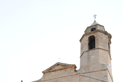 La iglesia de Sant Joan Baptista de El Palau d’Anglesola. 