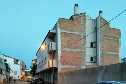 Actual estat del carrer Maria Lois de les Borges.