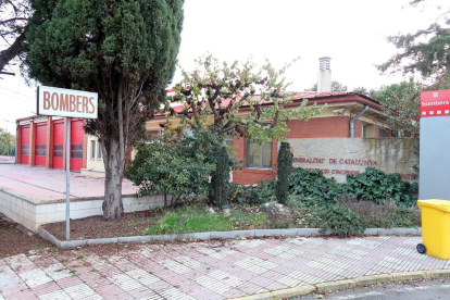 Imatge d’arxiu del parc dels Bombers de la Generalitat a Cervera.
