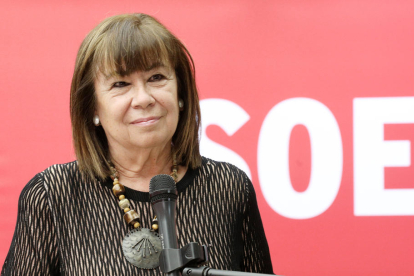 La presidenta del PSOE i vicepresidenta del Senat, Cristina Narbona.