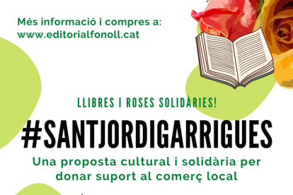 Nace en Les Garrigues una iniciativa para promover la compra en librerías y floristerías locales por Sant Jordi