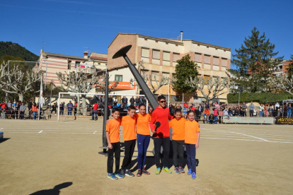 Los atletas del Mater Salvatoris posan juntos tras concluir la jornada en la que se proclamaron de nuevo campeones por novena vez.