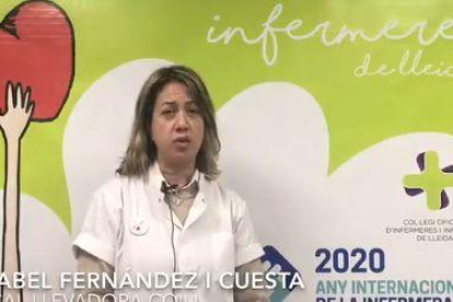 Campaña de salud de las enfermeras de Lleida para la población confinada