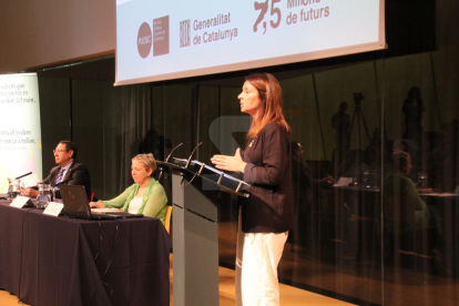 La consellera Meritxel Budó ha presentado el PUOSC en Lleida.