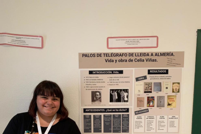 Carla Vadillo, seleccionada por un trabajo sobre Celia Viñas.