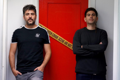 David y José Muñoz, Estopa, presentaron ayer el disco ‘Fuego’.