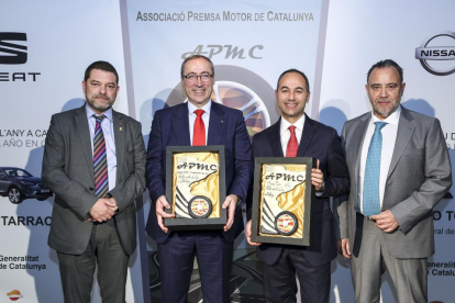 El Tarraco va rebre el guardó al millor cotxe de l'any a Catalunya 2020, i Toro, al millor directiu de l'any.