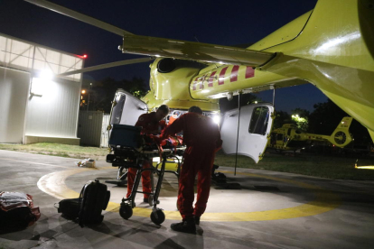 El SEM implanta los vuelos nocturnos con helicópteros medicalizados de forma regular
