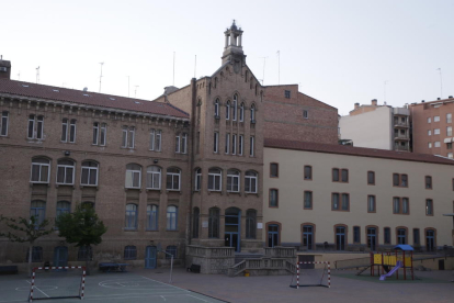 Vistas del colegio leridano Maristes Montserrat, donde supuestamente hubo casos de pederastia. 