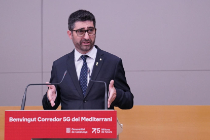 El conseller de Políticas Digitales, Jordi Puigneró. 