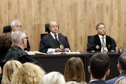 Barrientos, durant l'acte d'obertura de l'any judicial a Lleida.