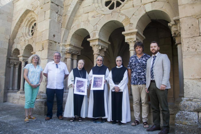 Presentación ayer en el monasterio de Vallbona de les Monges del ciclo musical ‘La Pedra Parla’.