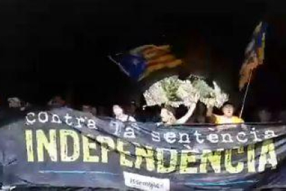 VIDEO. Gritos de independencia en el túnel del Bruc