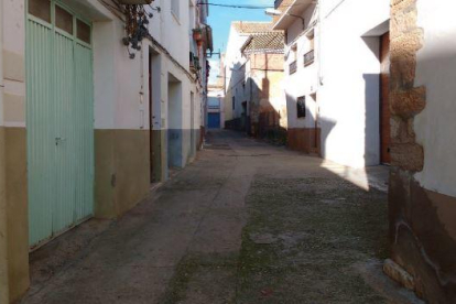 El estado actual de la calle Santa Ana de Saidí.