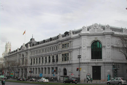 Imagen de la sede central del Banco de España en Madrid.